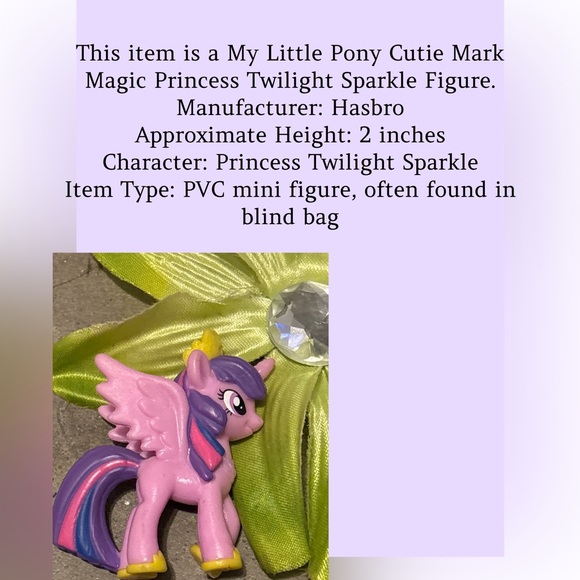 4 ponies Pink, Purple, Yellow and Orange Pony Figure Set - Kids Toys - Picture 3 of 16